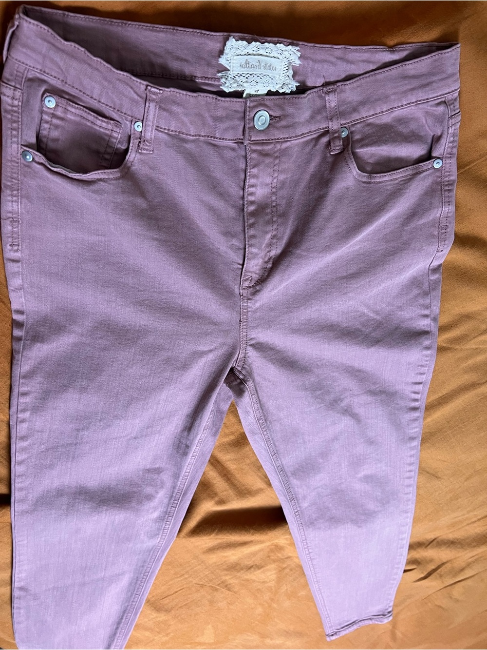 Altar'd State Mauve Pink Stretch Skinny Jeans🌸